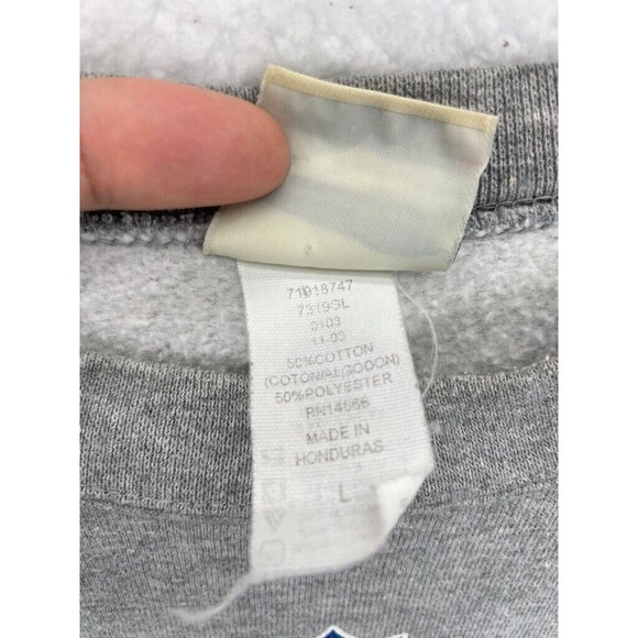 Lee Vintage NFL Patriots Champions Sweatshirt Men’s Size L Gray Crewneck - Picture 3 of 9